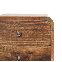 The Compact Grey Wood Nightstand