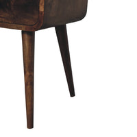 The Compact Grey Wood Nightstand