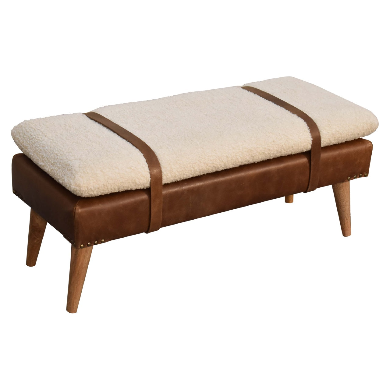 The Buffalo Leather Bench