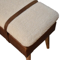 The Buffalo Leather Bench