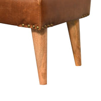 The Buffalo Leather Bench