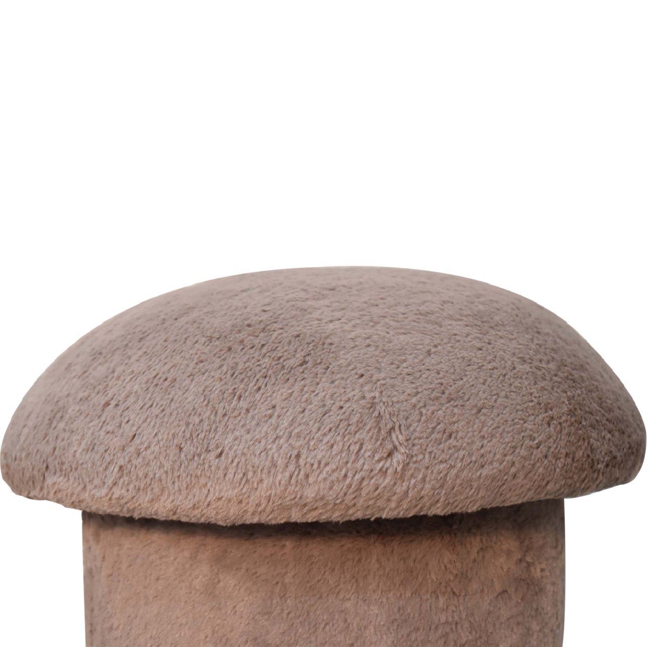 The Mushroom Fur Stool (Mocha)