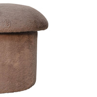 The Mushroom Fur Stool (Mocha)