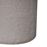 The Mushroom Bouclé Stool (White)