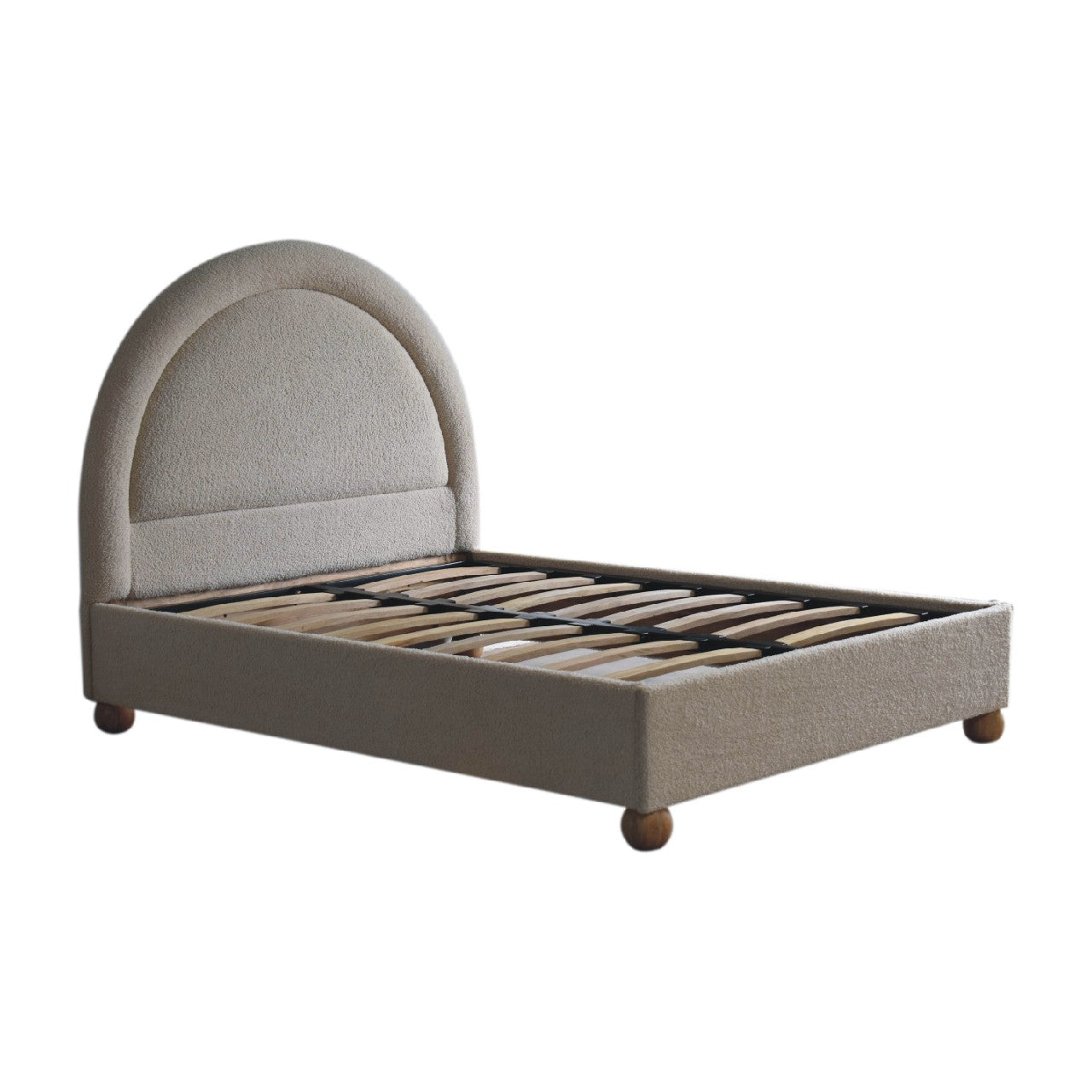 The Seraphina Bouclé Bed