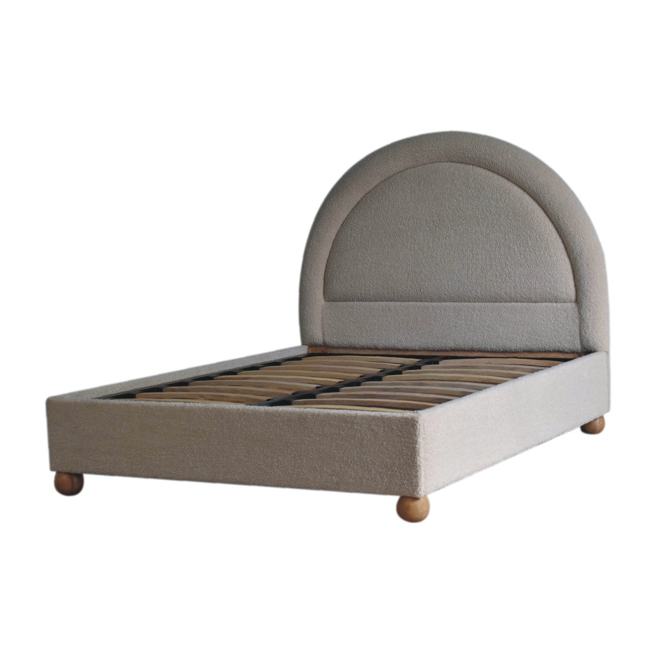 The Seraphina Bouclé Bed