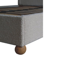The Seraphina Bouclé Bed