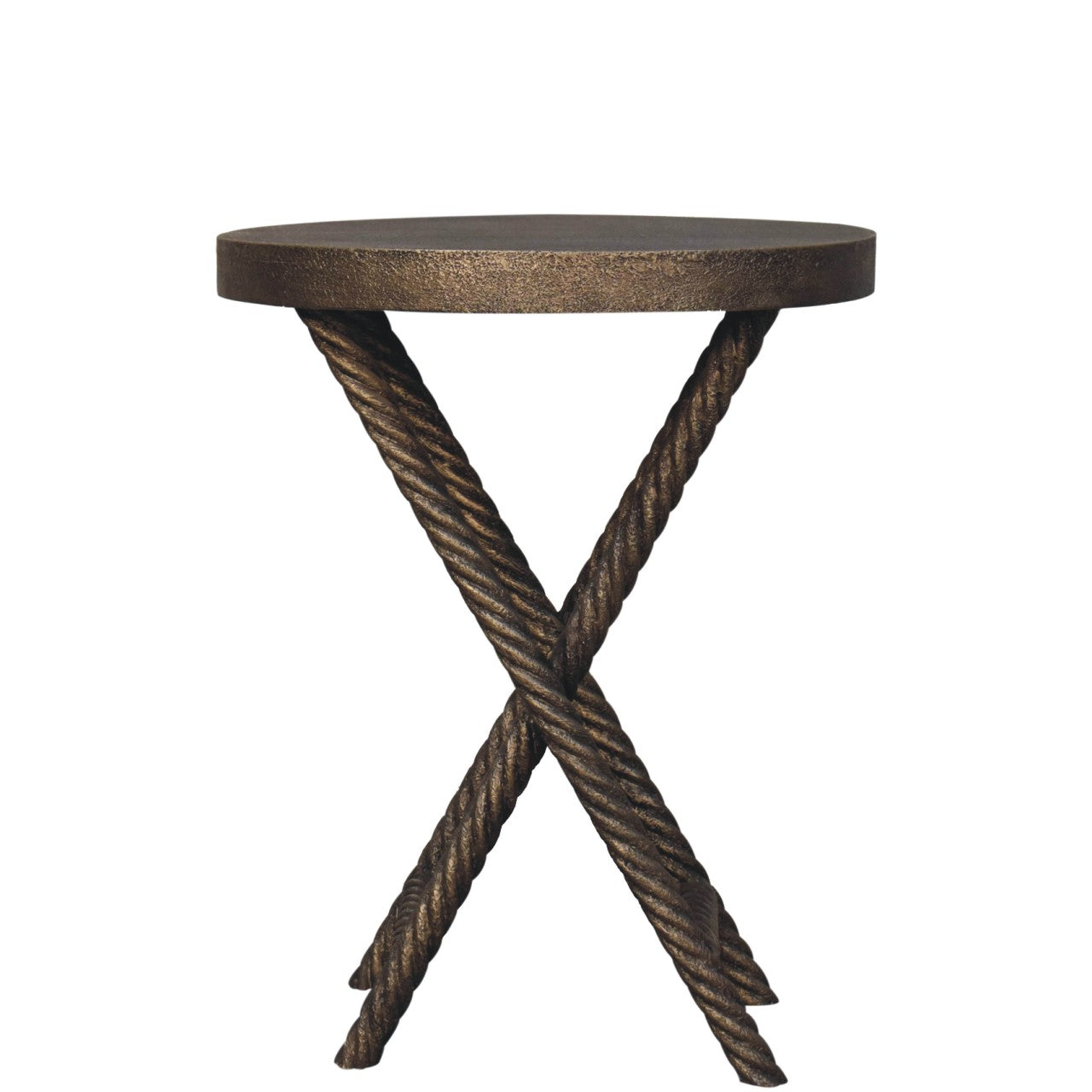 The Metallic Rope Side Table