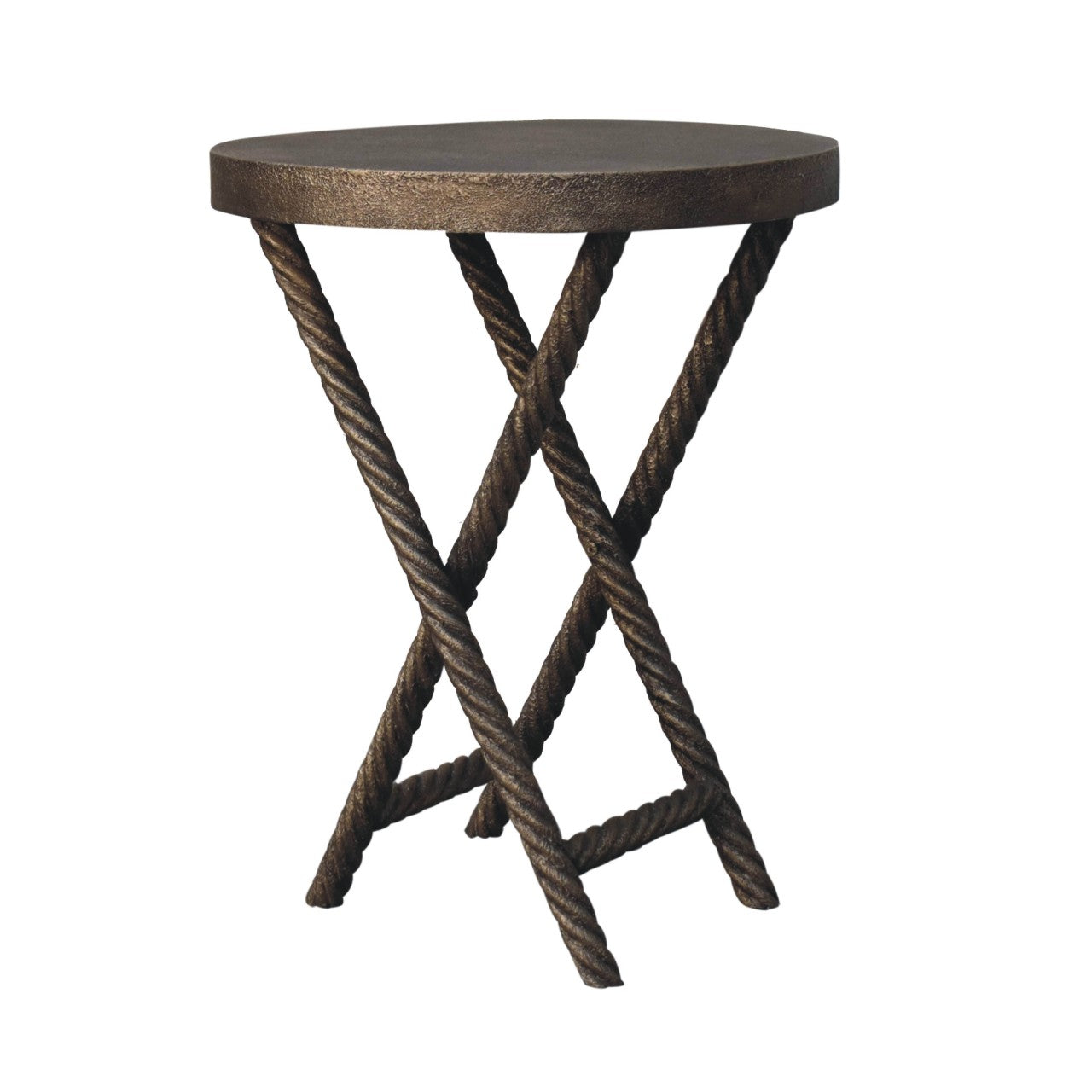 The Metallic Rope Side Table