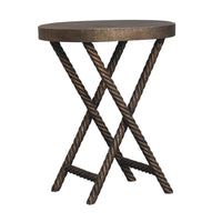 The Metallic Rope Side Table