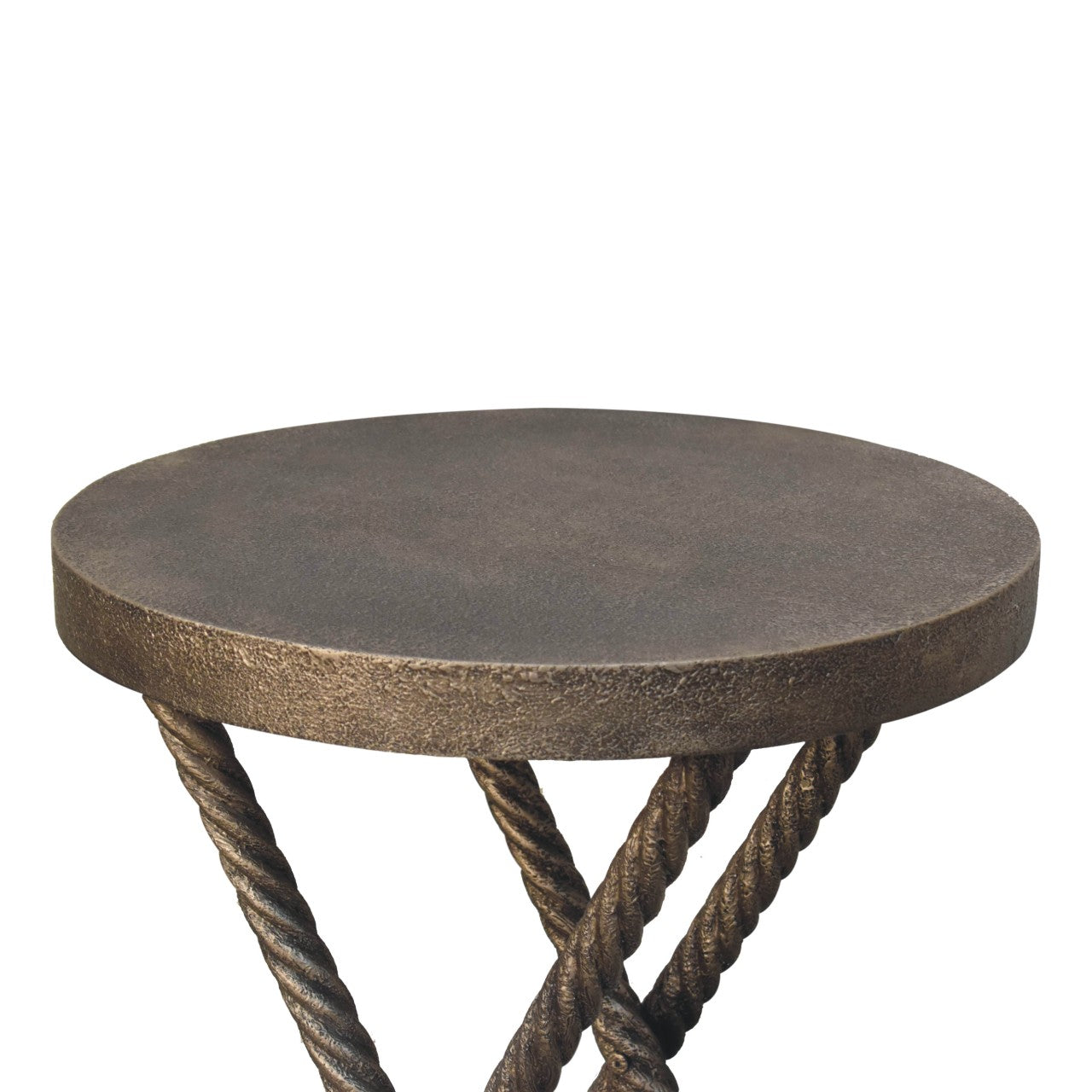 The Metallic Rope Side Table