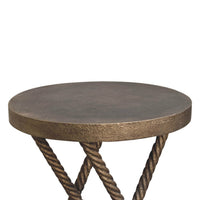 The Metallic Rope Side Table