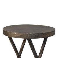 The Metallic Rope Side Table