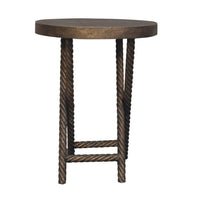 The Metallic Rope Side Table