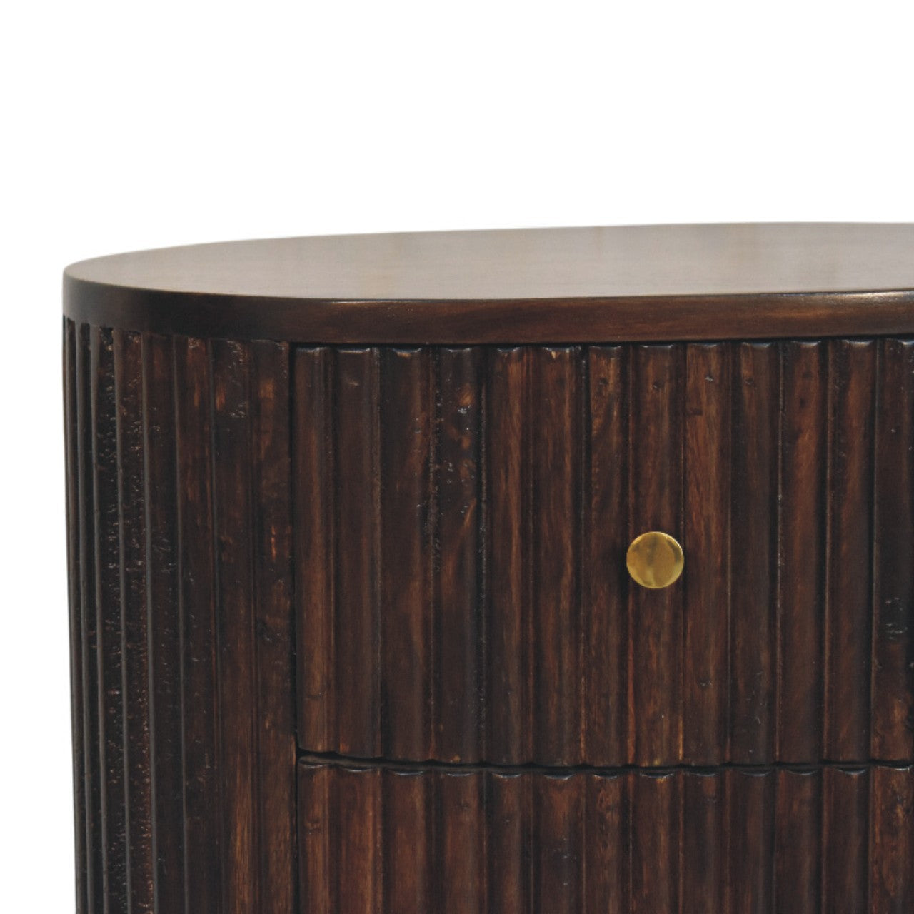 The Curved Fluted 3-Drawer Chest