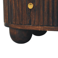 The Curved Fluted 3-Drawer Chest