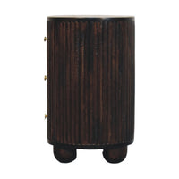 The Curved Fluted 3-Drawer Chest
