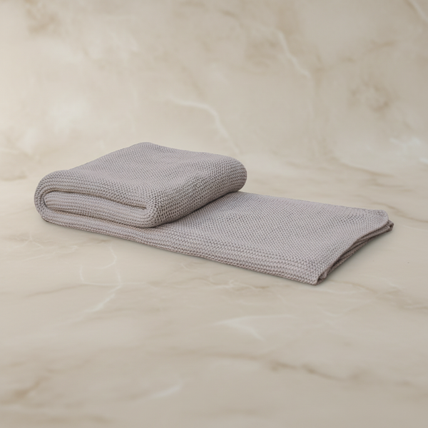 The Double Knit Grey Throw