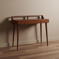 Elevated Minimalist Console Table and writing desk - Modern Entryway Storage