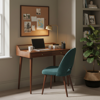 Mid-century writing desk - square format