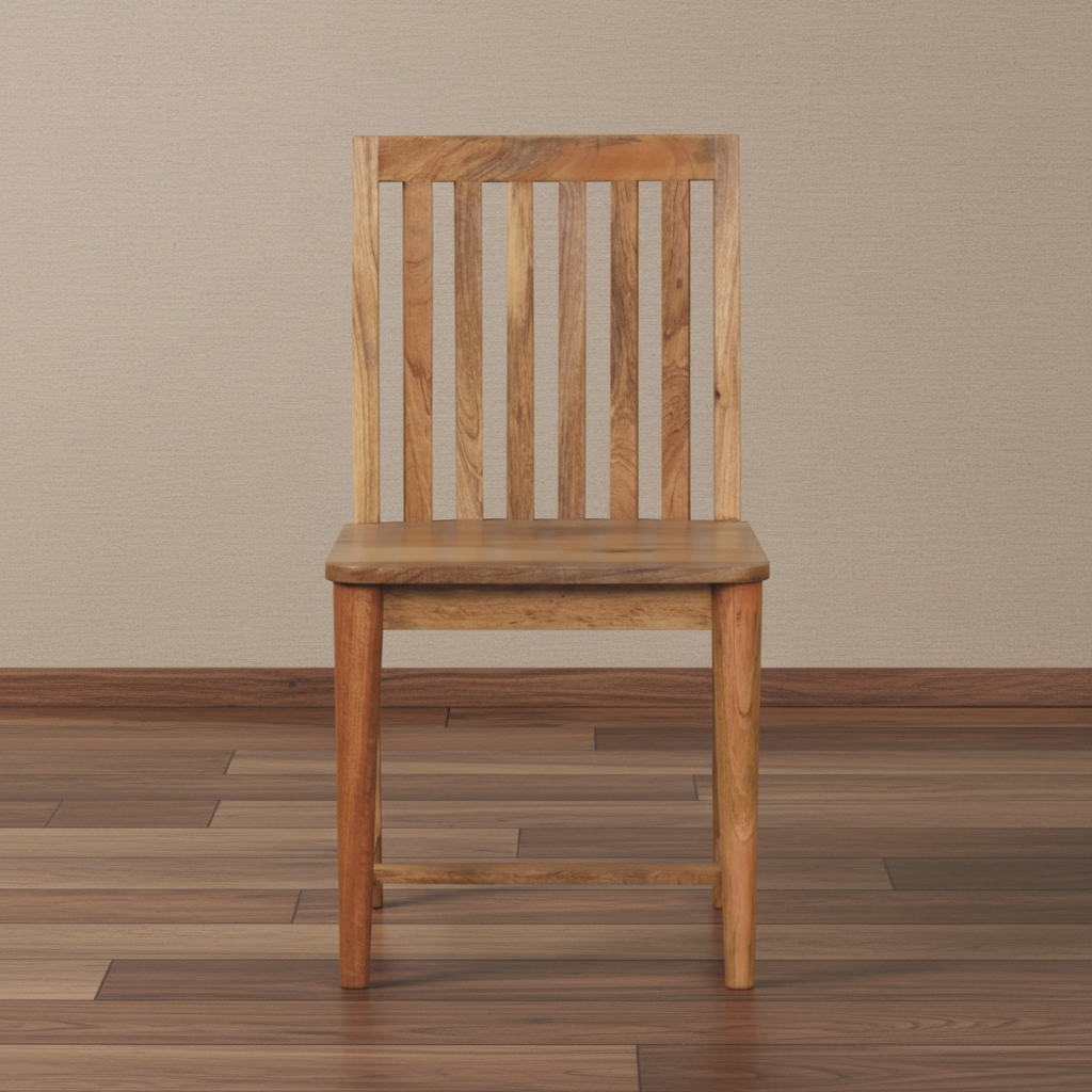 Ariella Solid Wood Dining Chair - Scandi Minimalist Kitchen Chair