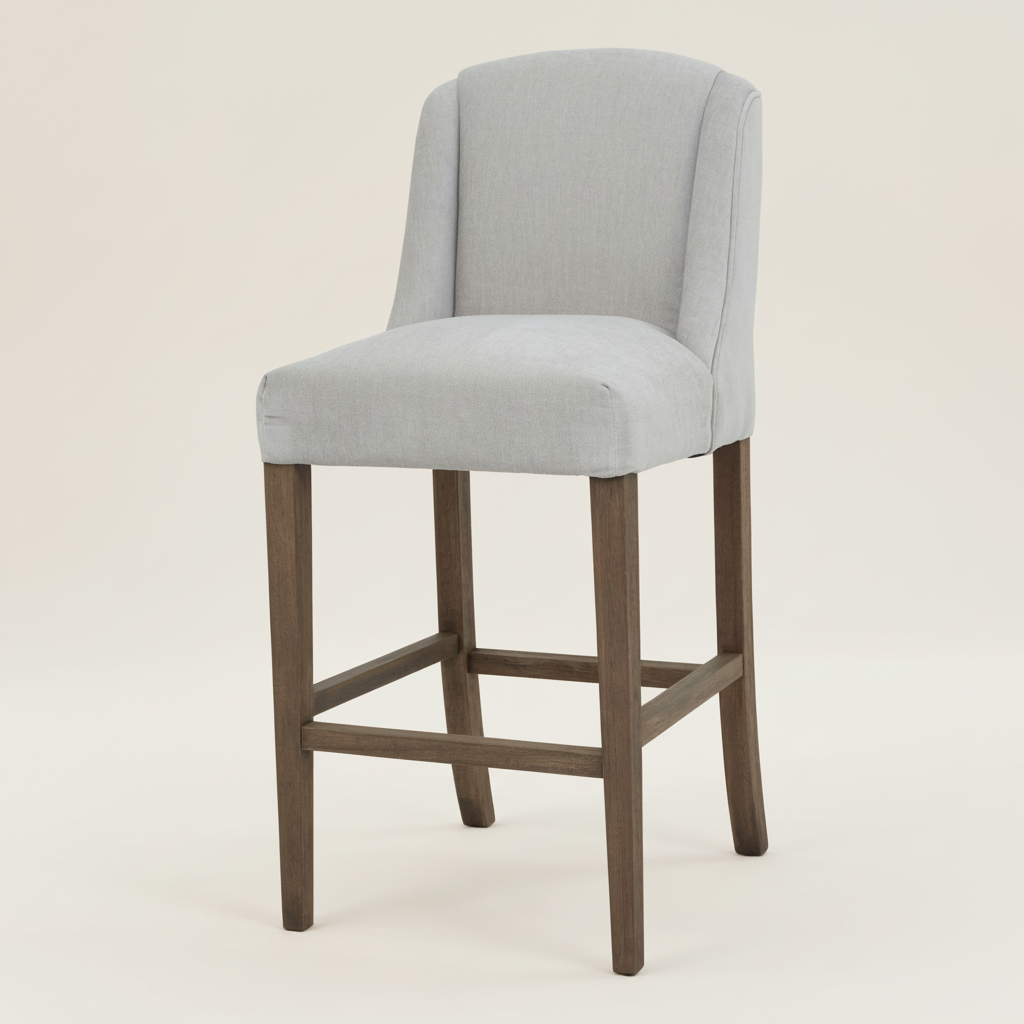 The Compton Grey Bar Stool