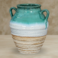 The Fen Textured White Amphora Vase - Square Format