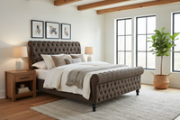 The Highland Multi Tweed Bed lifestyle image