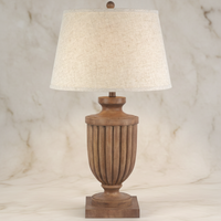 The Tassora Artisan Sculpted Table Lamp - Exact Match